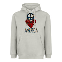 Peace Love America Heavyweight Hoodie | Teevron