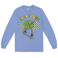 Colony Blue lucky dude Long Sleeve Tee - MaliasSmallBusiness