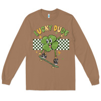 Toasted Coconut lucky dude Long Sleeve Tee - MaliasSmallBusiness