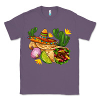 Lavender burrito  with sombrero and union with cactus Classic Tee - AdoDesignShop