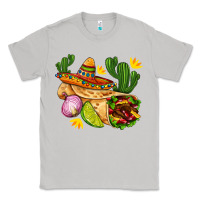Moon Dust burrito  with sombrero and union with cactus Classic Tee - AdoDesignShop