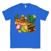 True Royal burrito  with sombrero and union with cactus Classic Tee - AdoDesignShop