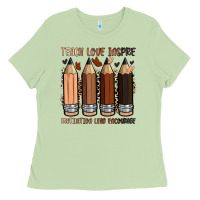 Teach Love Inspire Motivation Lead Encourage Ladies Tee | Teevron