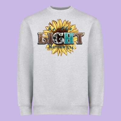 Be The Light Matthew Heavyweight Sweatshirt Designed By Nancycooperartshop