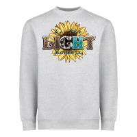 Heather Grey be the light matthew Heavyweight Sweatshirt - NancyCooperArtShop