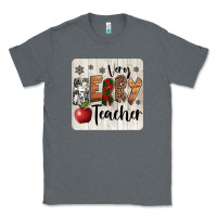 Charcoal Heather very merry teacher christmas coaster Classic Tee - Jasminsmagicworld