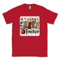 Red very merry teacher christmas coaster Classic Tee - Jasminsmagicworld