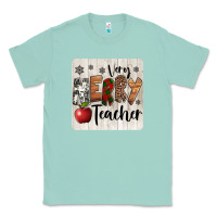 Seafoam very merry teacher christmas coaster Classic Tee - Jasminsmagicworld