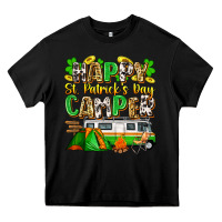 Black happy st. patrick's day camper Heavy Core Tee - Zillion Design Studio