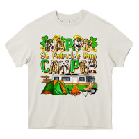 Cream happy st. patrick's day camper Heavy Core Tee - Zillion Design Studio