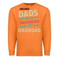 Carrot Only Great Dads Get Promoted To Grandad Premium Sweatshirt - Bettercallsaul