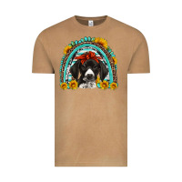 German Shorthaired Pointer Western Rainbow Vintage Tee | Teevron