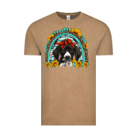 Vintage Coffee german shorthaired pointer western rainbow Vintage Tee - Artiststas