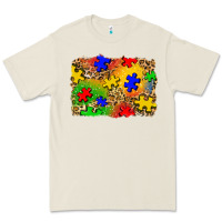 Bone autism background Premium Tee - Zillion Design Studio