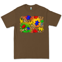 Cacao autism background Premium Tee - Zillion Design Studio