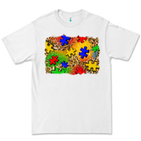 White autism background Premium Tee - Zillion Design Studio
