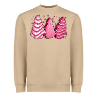 Mushroom pink Christmas cakes Heavyweight Sweatshirt - Jasminsmagicworld