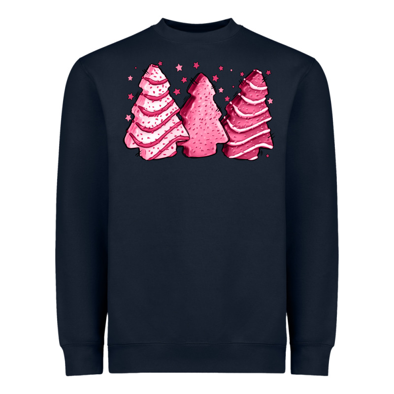 Pink Christmas Cakes Heavyweight Sweatshirt by Jasminsmagicworld | Teevron