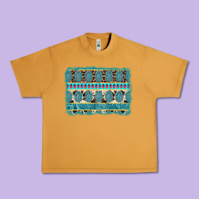 Turquoise Gemstone Background Urban Heavy Tee Designed By Adodesignshop