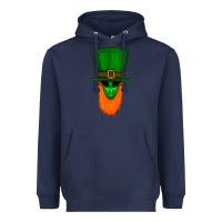 Navy St. Patrick' Day Gnome Heavyweight Hoodie - Bettercallsaul