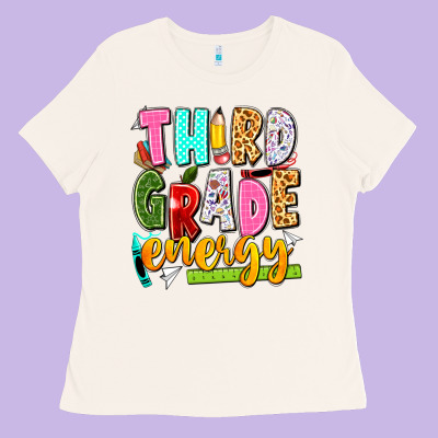 Third Grade Energy Ladies Tee Designed By Texasbilliewilder