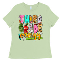 Matcha third grade energy Ladies Tee - texasbilliewilder