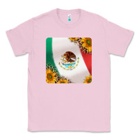 Bubblegum Pink mexican flag sunflowers and leopard coaster Classic Tee - Jasminsmagicworld