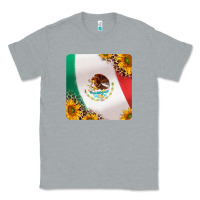 Heather Grey mexican flag sunflowers and leopard coaster Classic Tee - Jasminsmagicworld