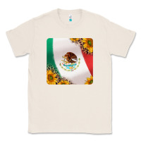 Natural mexican flag sunflowers and leopard coaster Classic Tee - Jasminsmagicworld
