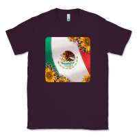 Plum mexican flag sunflowers and leopard coaster Classic Tee - Jasminsmagicworld