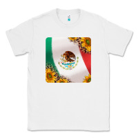 White mexican flag sunflowers and leopard coaster Classic Tee - Jasminsmagicworld