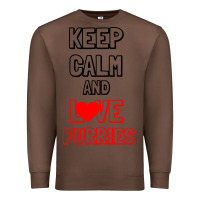 Chestnut Keep Calm And Love Furries Premium Sweatshirt - Bettercallsaul