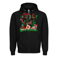 Black have a holly dolly christmas Zipper Hoodie - MaliasSmallBusiness