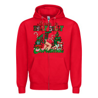 Red have a holly dolly christmas Zipper Hoodie - MaliasSmallBusiness
