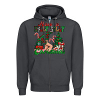 Smoke have a holly dolly christmas Zipper Hoodie - MaliasSmallBusiness