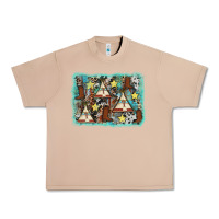 Burro tribe tent western background Urban Heavy Tee - AdoDesignShop