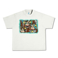 Pistachio tribe tent western background Urban Heavy Tee - AdoDesignShop