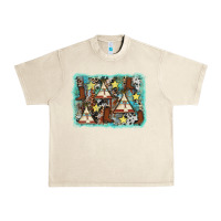 Sandshell tribe tent western background Urban Heavy Tee - AdoDesignShop