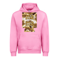 Fuchsia Pink Mama with leopard and cowhide regular can cooler Urban Hoodie - HowdyJamesFarm