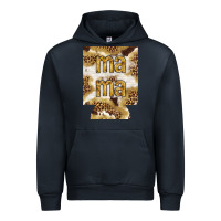 Navy Mama with leopard and cowhide regular can cooler Urban Hoodie - HowdyJamesFarm