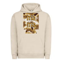 Pigment French Oak Mama with leopard and cowhide regular can cooler Urban Hoodie - HowdyJamesFarm