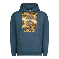 Pigment Midnight Navy Mama with leopard and cowhide regular can cooler Urban Hoodie - HowdyJamesFarm