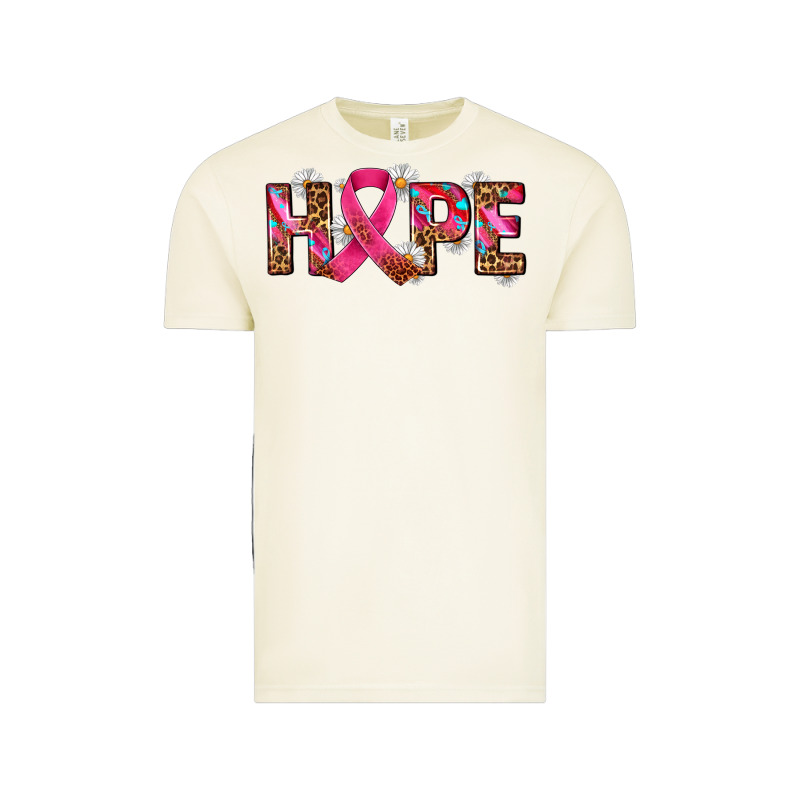 Hope And Cancer Ribbon Vintage Tee by AdoDesignShop | Teevron