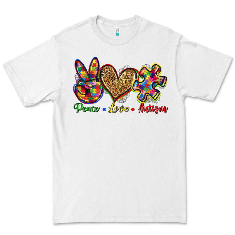 Peace Love Autism Premium Tee by Zillion Design Studio | Teevron