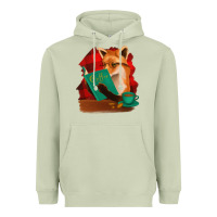 Matcha Fox with Coffee Heavyweight Hoodie - Bettercallsaul
