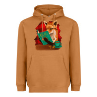 Meerkat Fox with Coffee Heavyweight Hoodie - Bettercallsaul