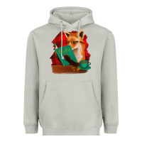 Moon Dust Fox with Coffee Heavyweight Hoodie - Bettercallsaul
