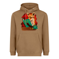 Toasted Coconut Fox with Coffee Heavyweight Hoodie - Bettercallsaul