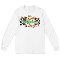 White softball mama Long Sleeve Tee - MaliasSmallBusiness