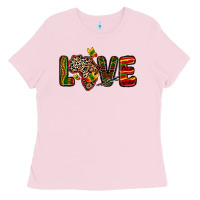 Bubblegum Pink love africa map Ladies Tee - Zillion Design Studio